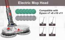 Jajadeal mop głowica mopująca do odkurzacza Dyson V7 V8 V10 V11 V15