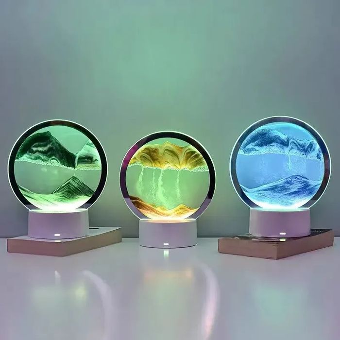 Настільна пісочна 3D картина – антистрес з підсвіткою «Піщаний пейзаж»