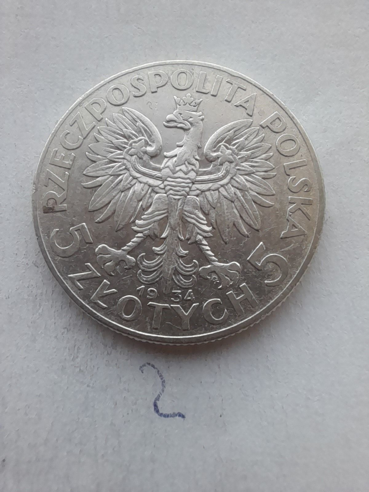 Monety--5zł Babka--1932-34-srebro-szt3-nr1