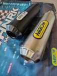 Arrow ponteiras de escape moto- scrambler - pro race - ou thunder