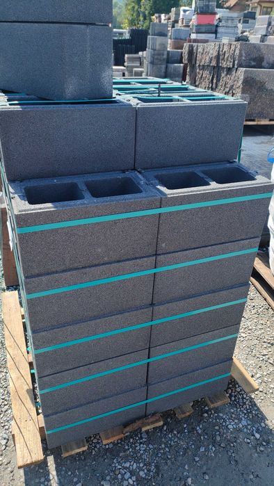 Pustak bloczek donica ogrodzenie 40x20 ogrodzenia pustaki ogrodzeniowe