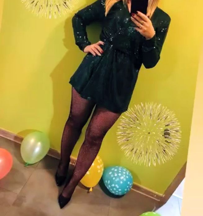 Kombinezon XS cekiny