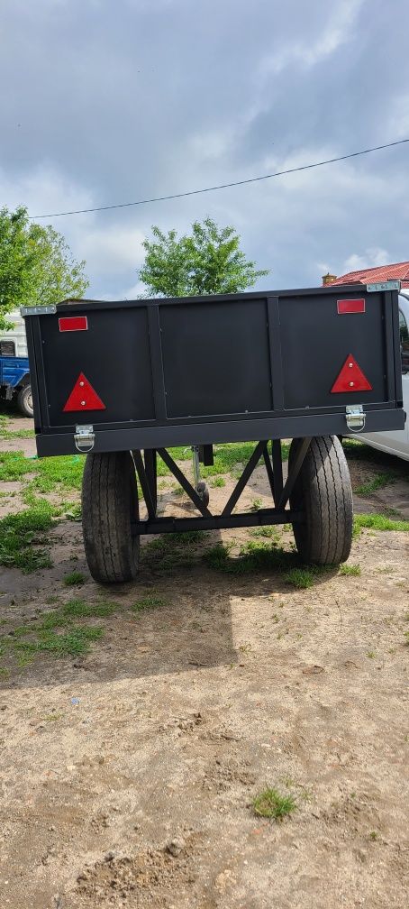 Прицеп причіп до мото міні трактора