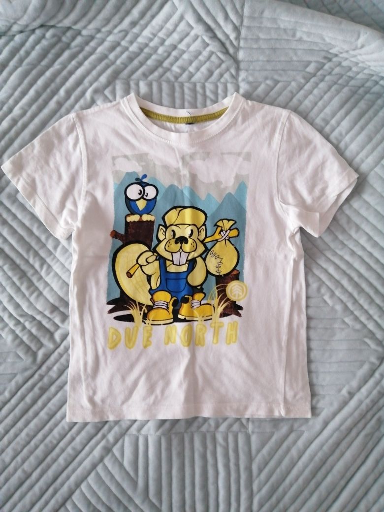 Koszulka t-shirt chłopięca 122 cm