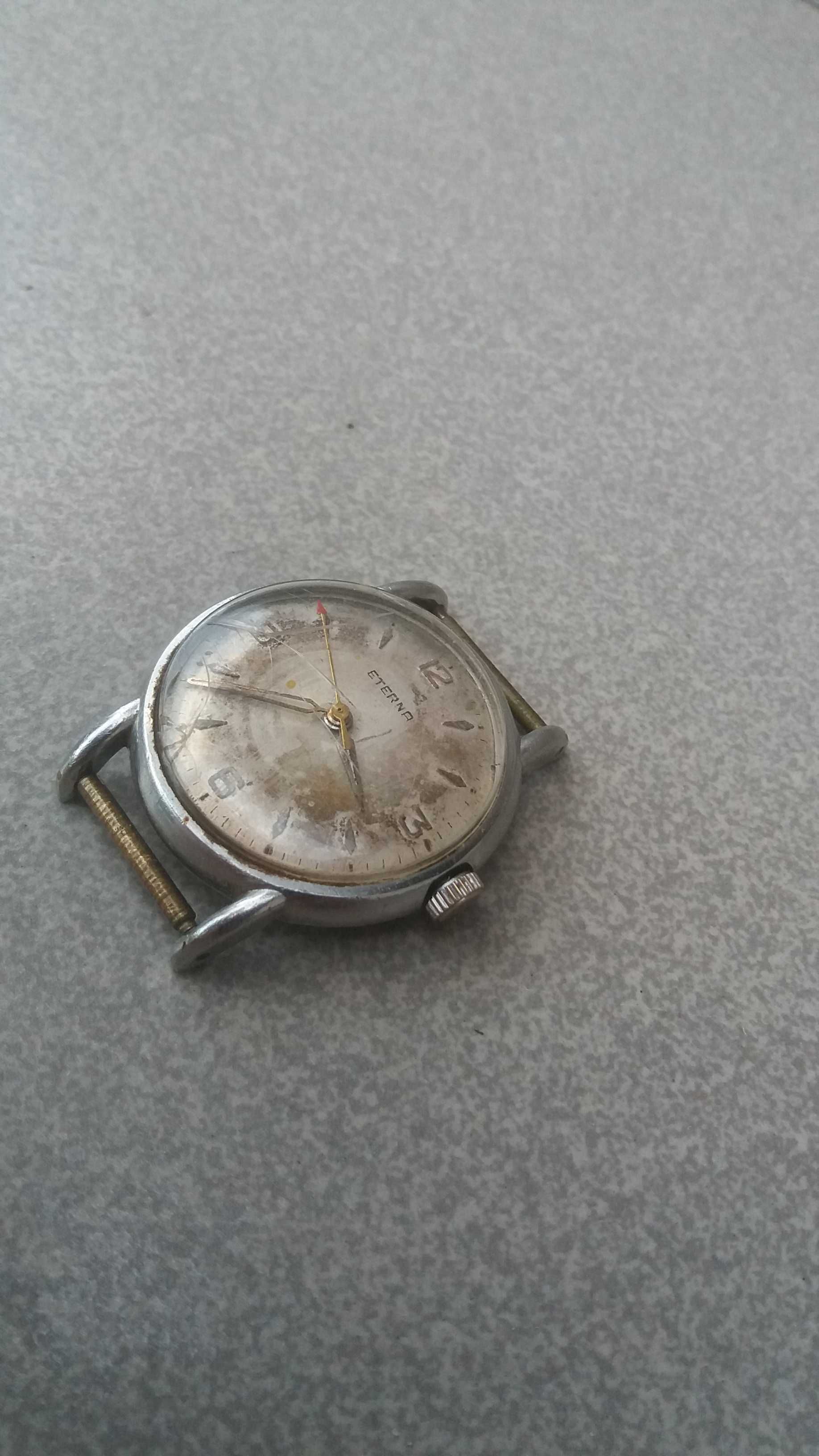 1950-te  Stalowa  ''ETERNA'' , 17 jewels, made in Swiss