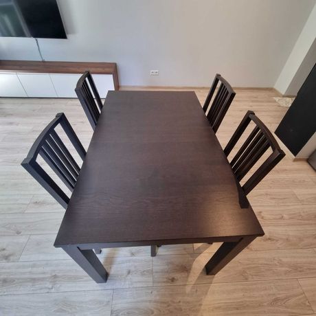 Stół + 4 krzesła IKEA (zestaw)