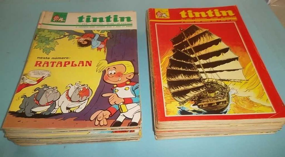 Revista semanal TINTIN - 13º Ano completo Nº 1 a 52