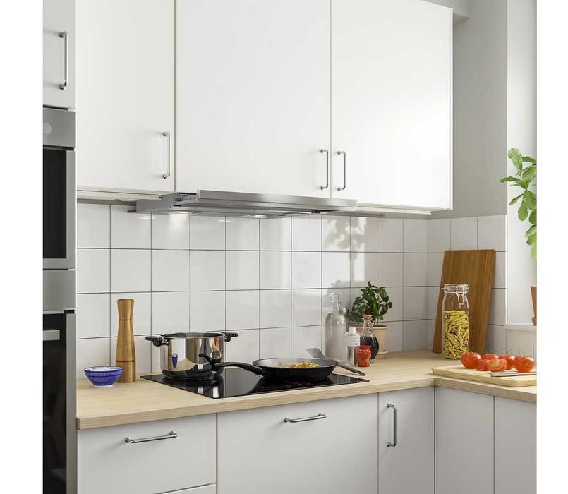 Ikea UTDRAG Wbudowany okap kominowy, stal nierdz, 60 cm