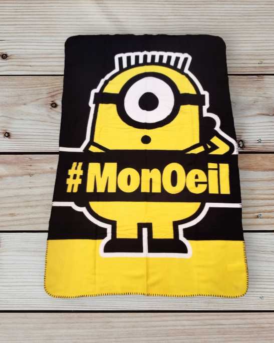 Koc polarowy Minionki 100x150