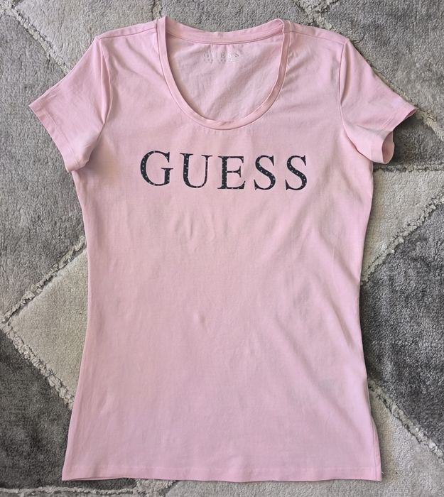 Bluzeczka, bluzka, krótki rękaw, Guess, S (36), M (38)