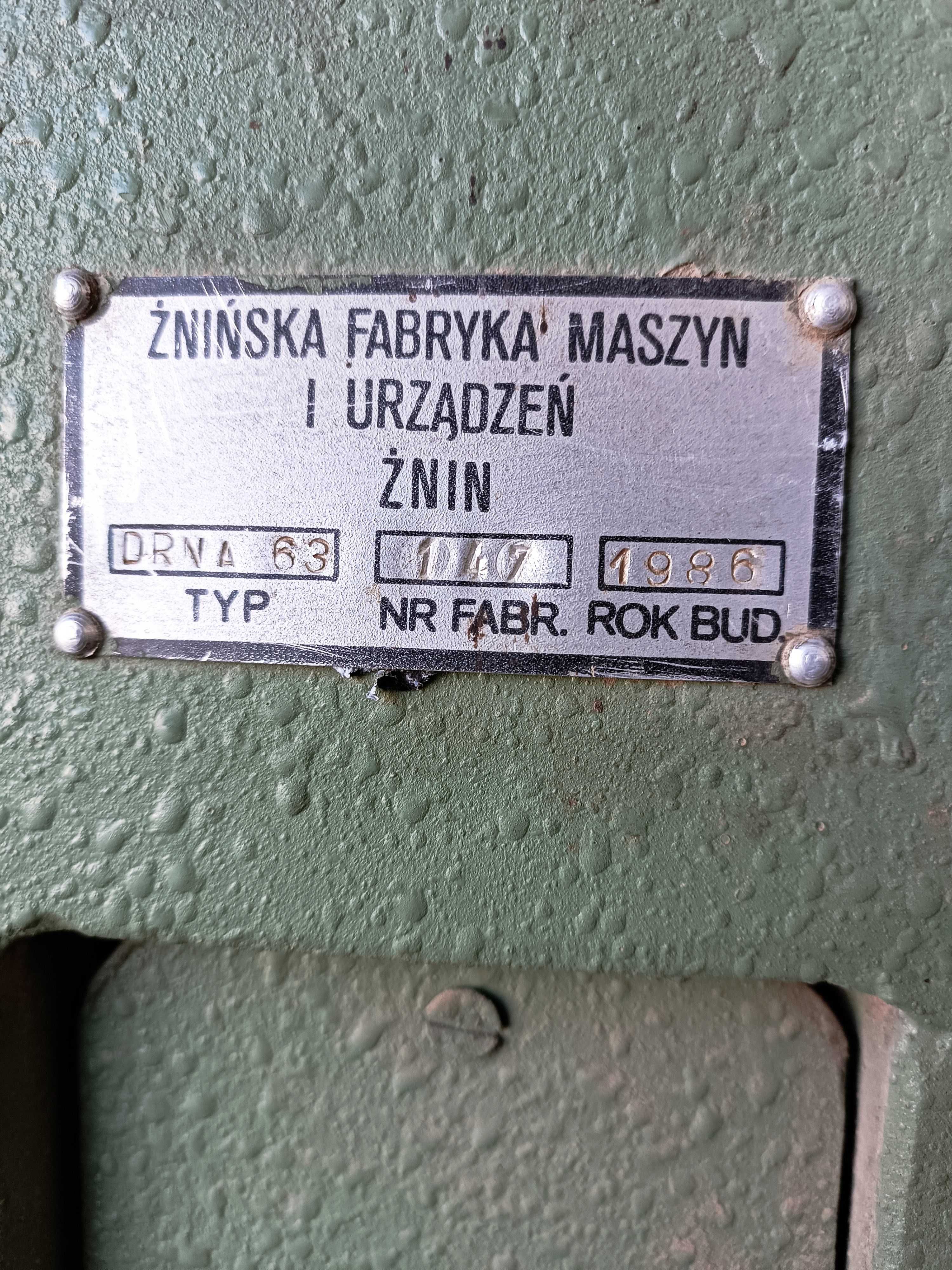 Piła taśmowa Żnin DRNA 63