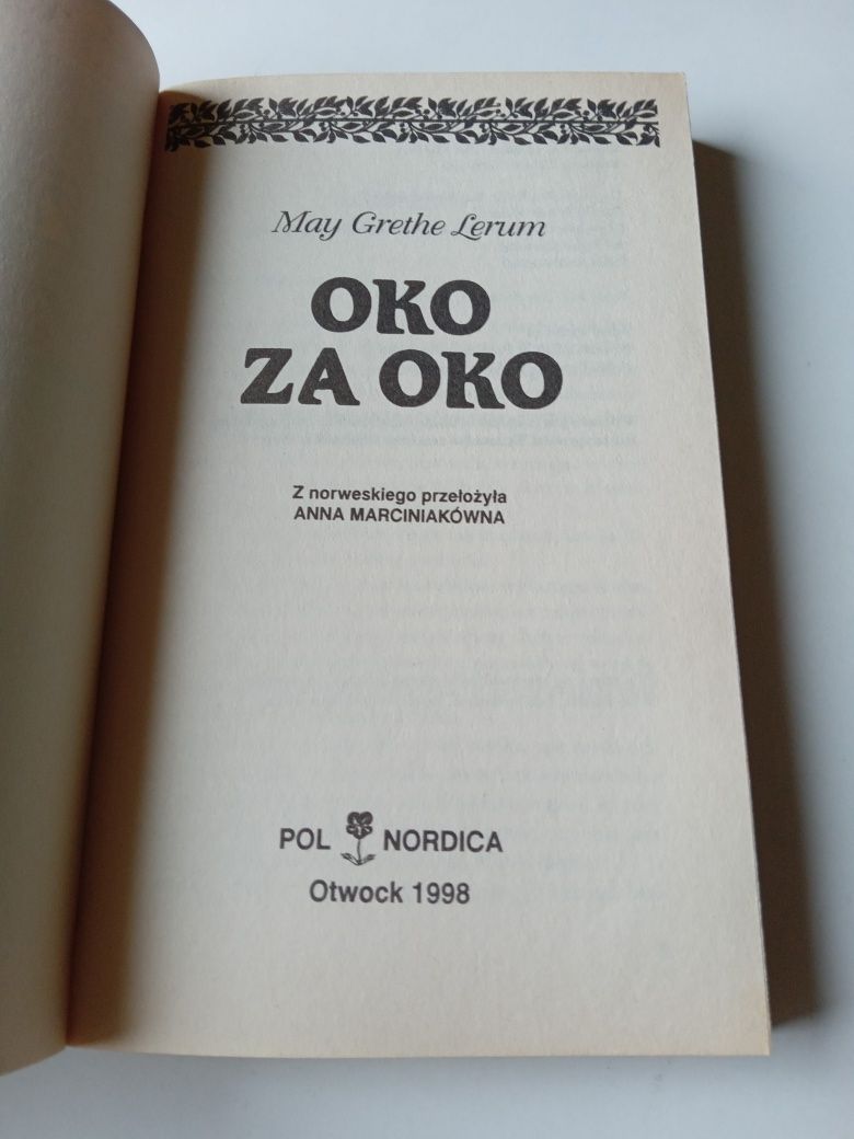 Oko za oko - córy życia 7 - May Grethe Lerum