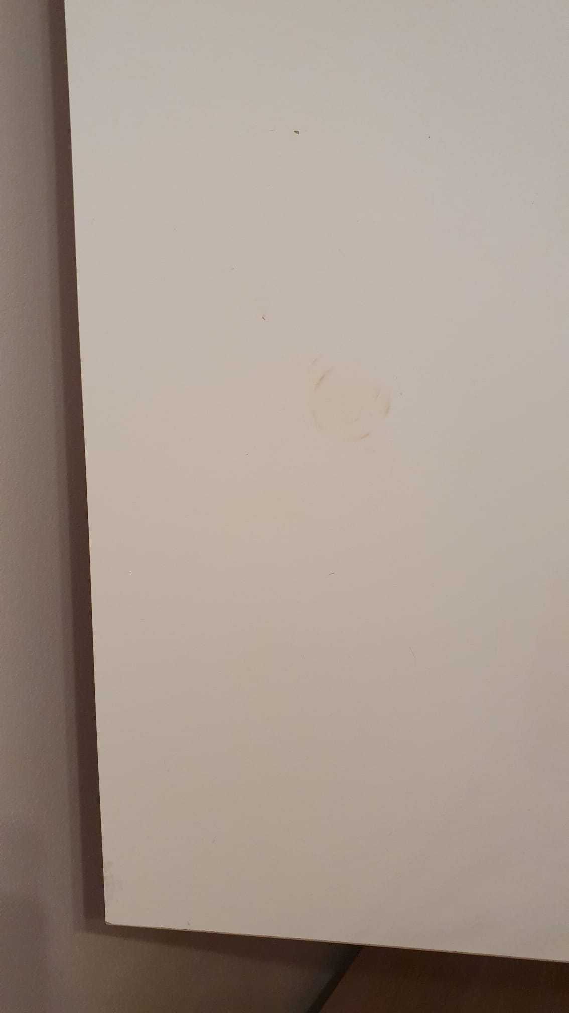 biurko IKEA 140x60 blat biały LAGKAPTEN koziołki drewniane MITTBACK