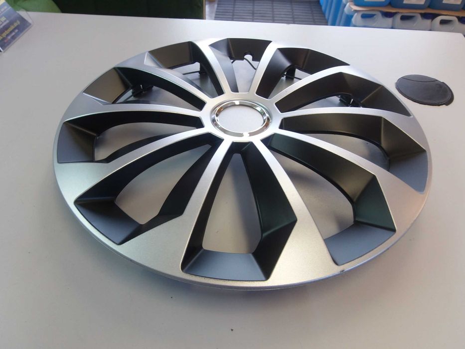 Kołpaki 14 15 16 CZARNE Opel Ford Fiat BMW Seat Honda Renault Peugeot