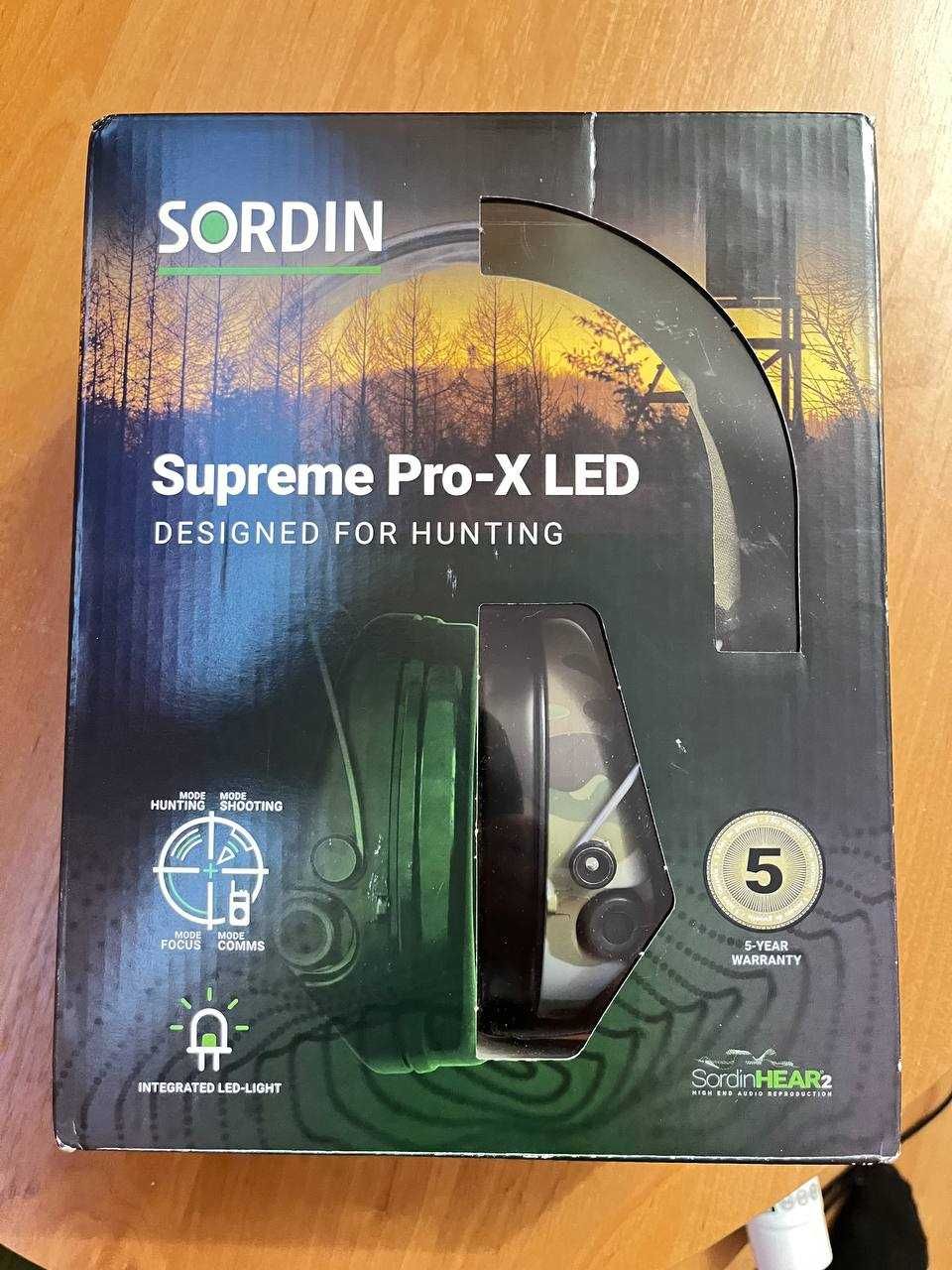 Активные наушники Sordin Supreme Pro X LED