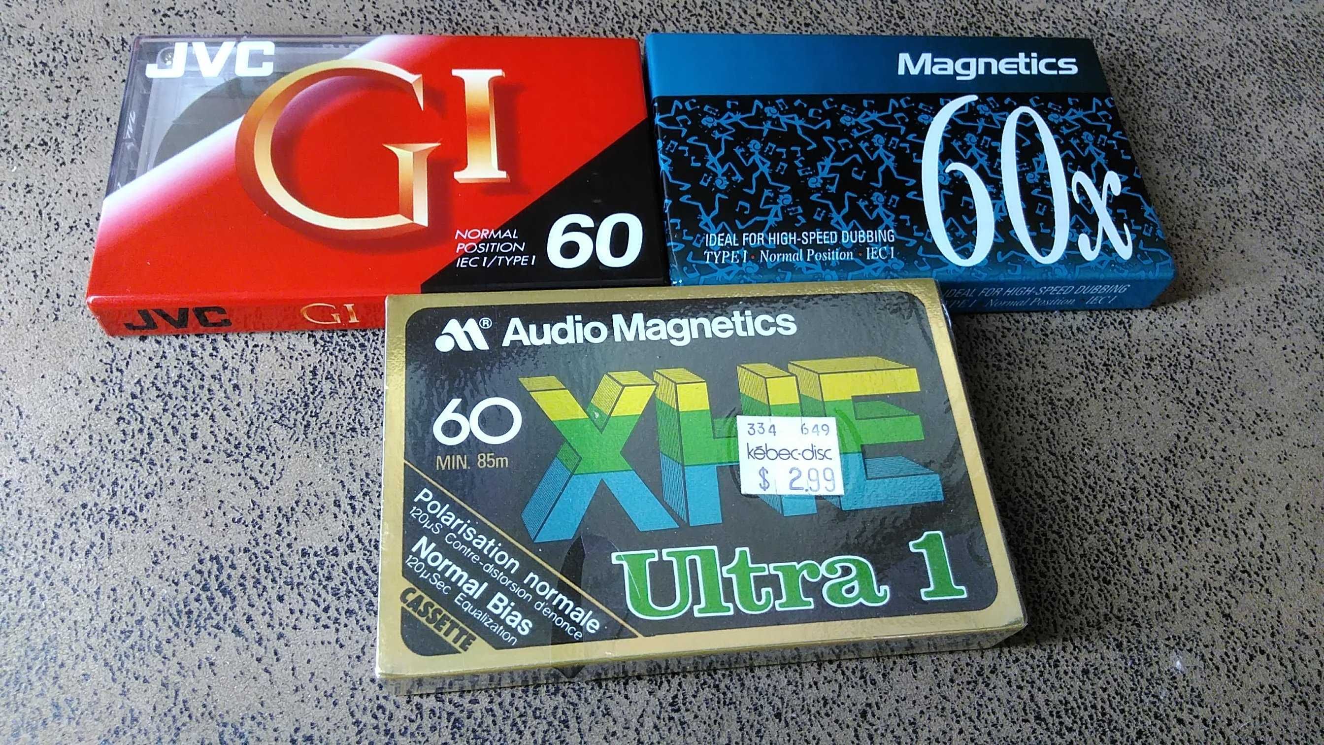 Аудіо касети Memorex. RCA.Iris і ін. запаковані