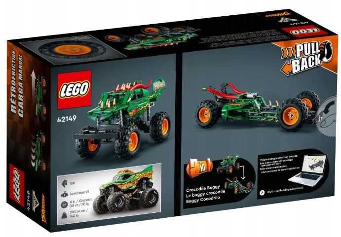 LEGO Technic Monster Jam Dragon 42149 (1)