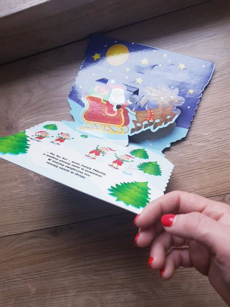 Książka dla dzieci U Świętego Mikołaja