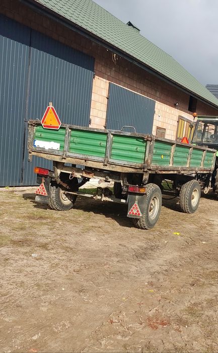 Przyczepa rolnicza Autosan 4.5T zarejestrowana niska