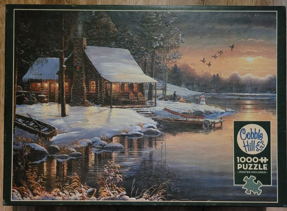 Puzzle 1000 Cobble Hill Domek nad jeziorem