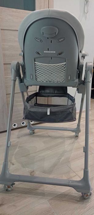 Kinderkraft Lastree 2w1 - krzesełko do karmienia, leżaczek | Grey