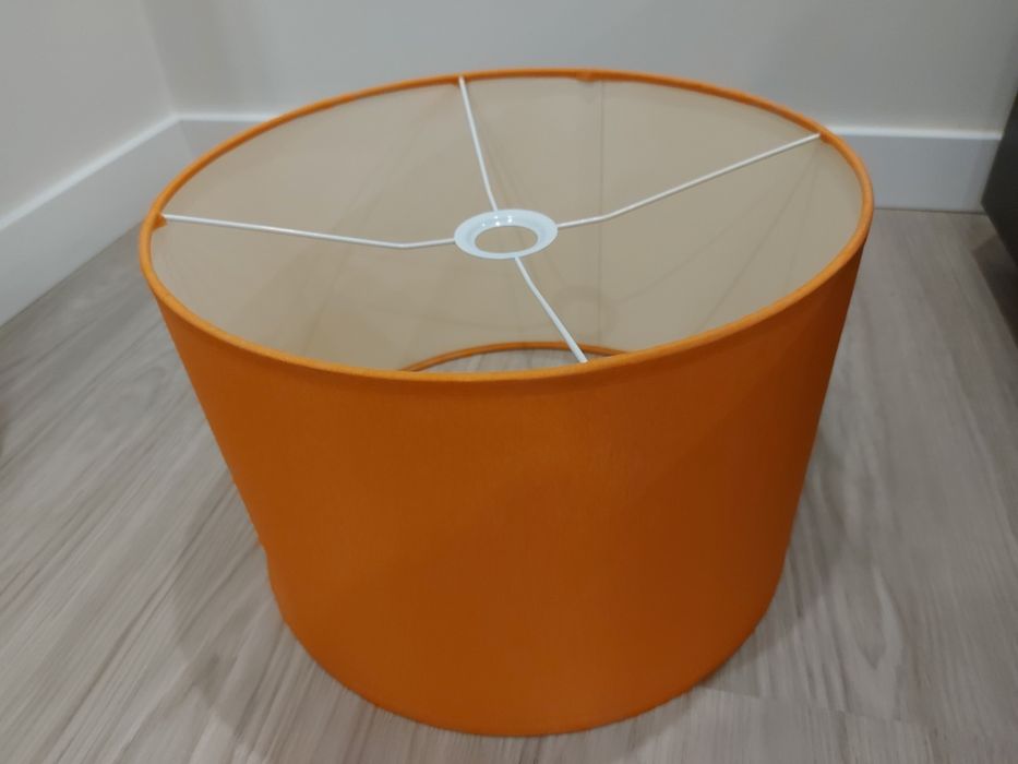 Abajour de cor laranja