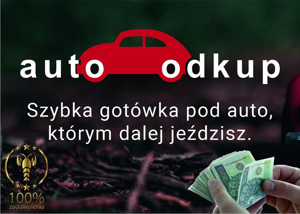 Szybka gotówka pod auto/ samochód. Gotówka w 60 MINUT! do 10000 zł !!