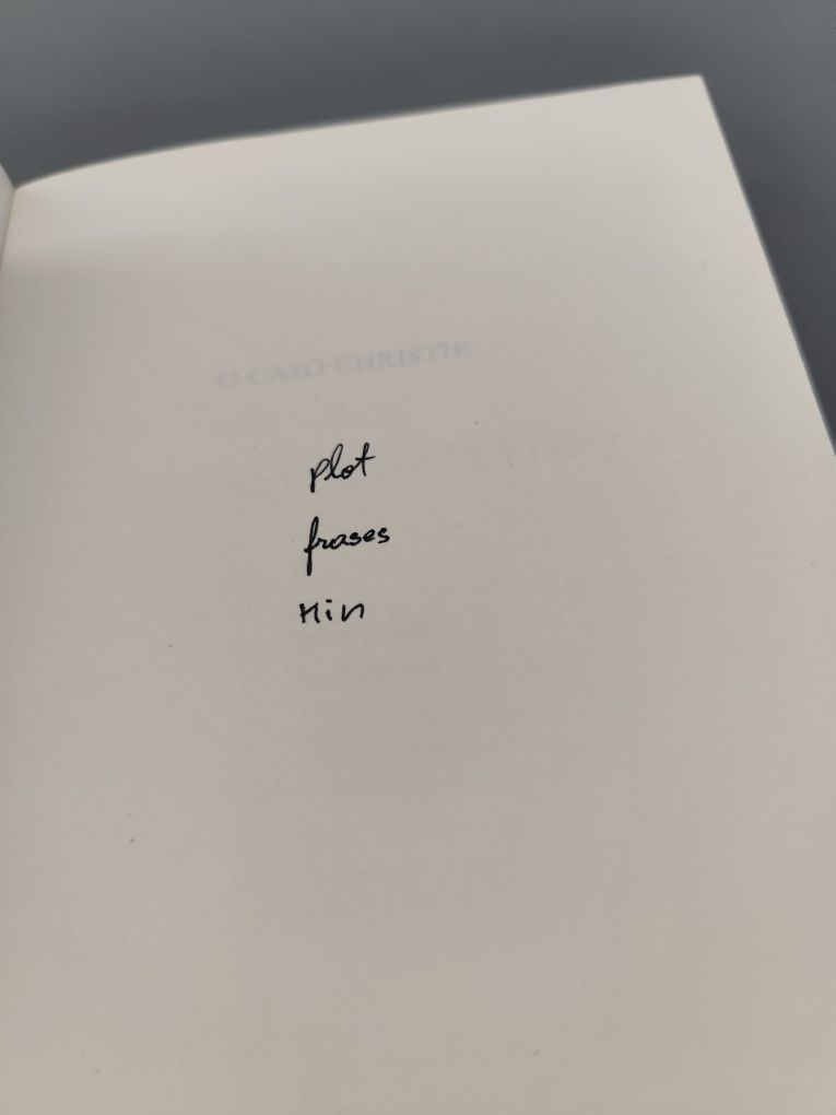 Livro "O Caso Christie"