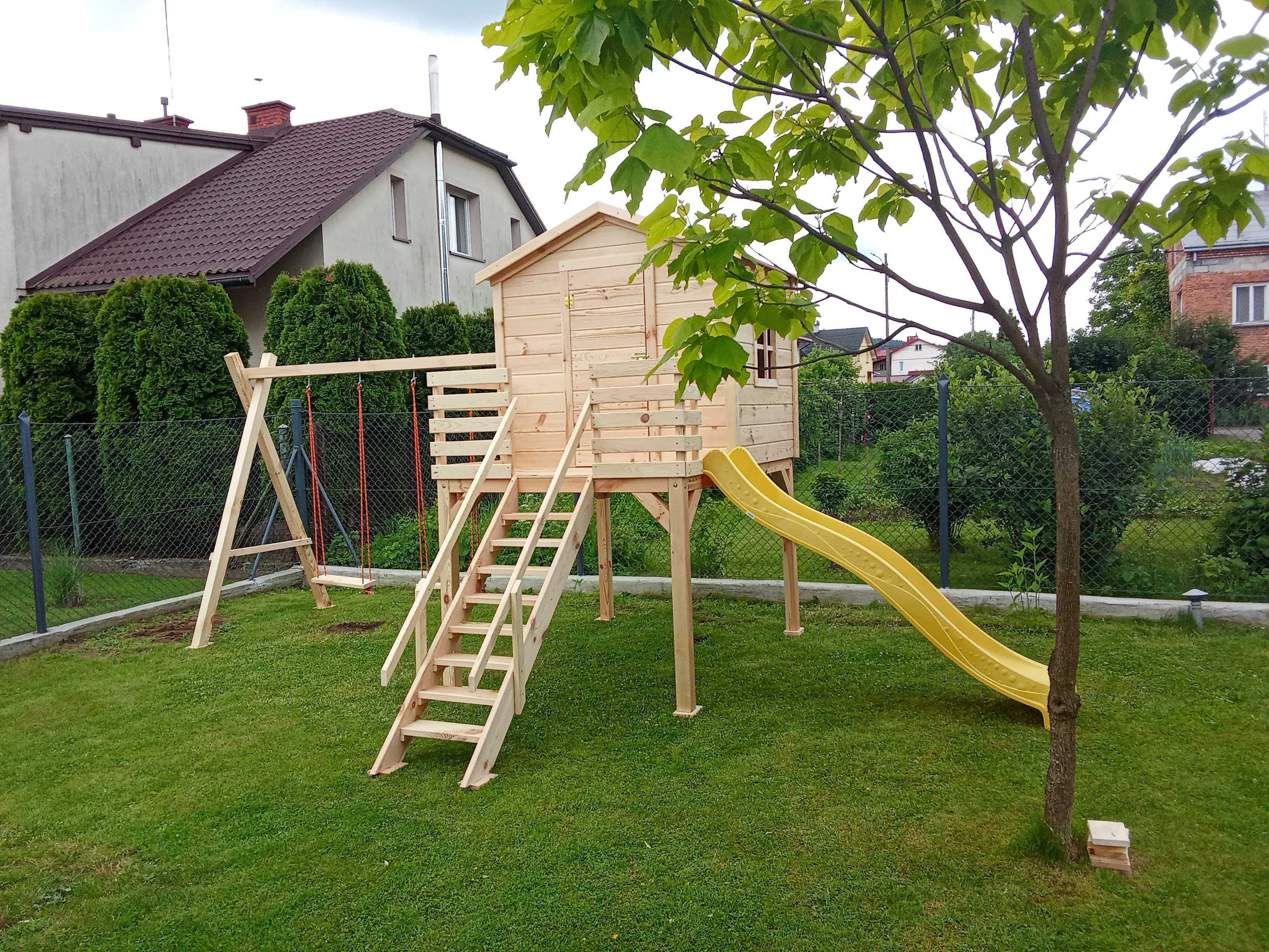 Domek dla dzieci, plac zabaw, ślizg w cenie, Z MOŻLIWOŚCIĄ ROZBUDOWY!