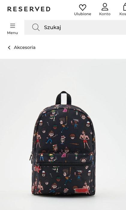 Plecak Stranger Things