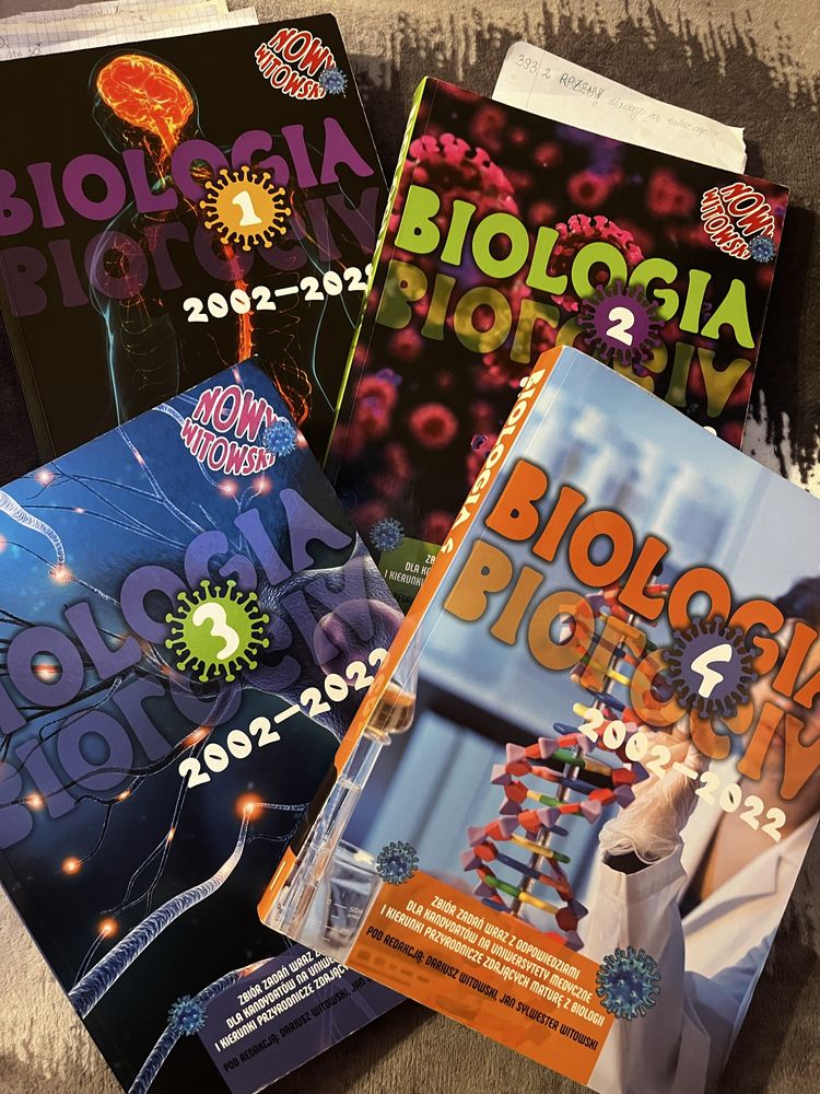 Zbior zadan maturalnych biologia nowy Witowski
