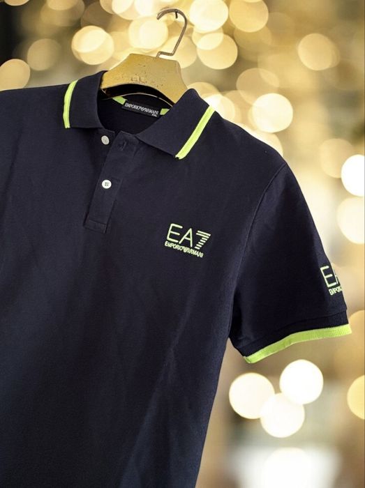 Piekna granatowa polówka meska rozmiar L