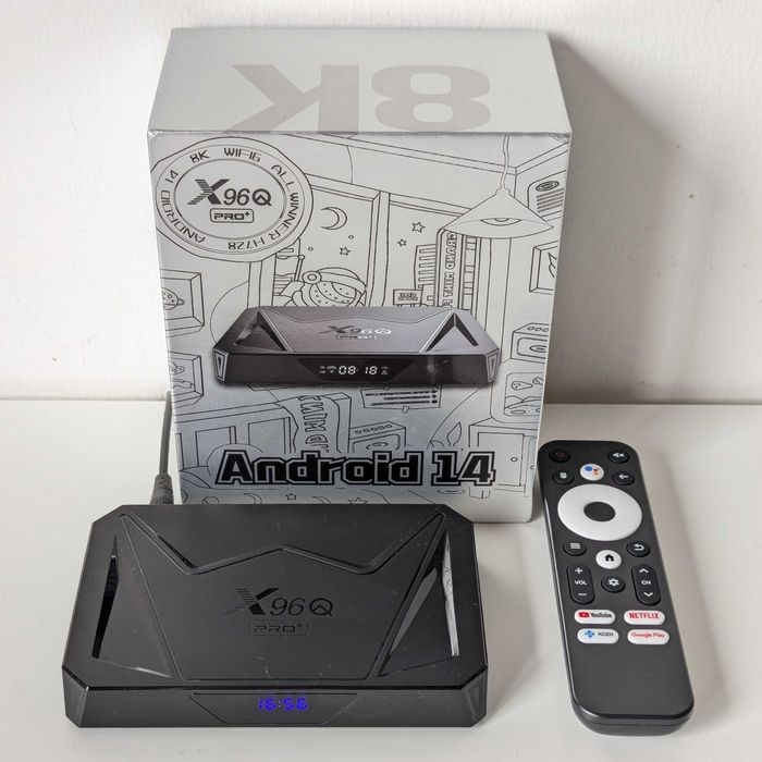TV Box Android 14 | 8K | 8 Core | Gigabit | 2+16G (4+32G) | X96Q Pro +