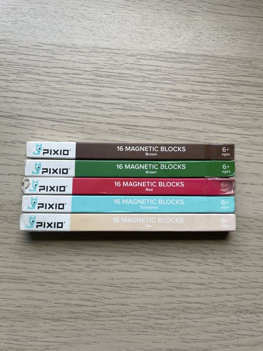 Klocki magnetyczne pixio 80 sztuk