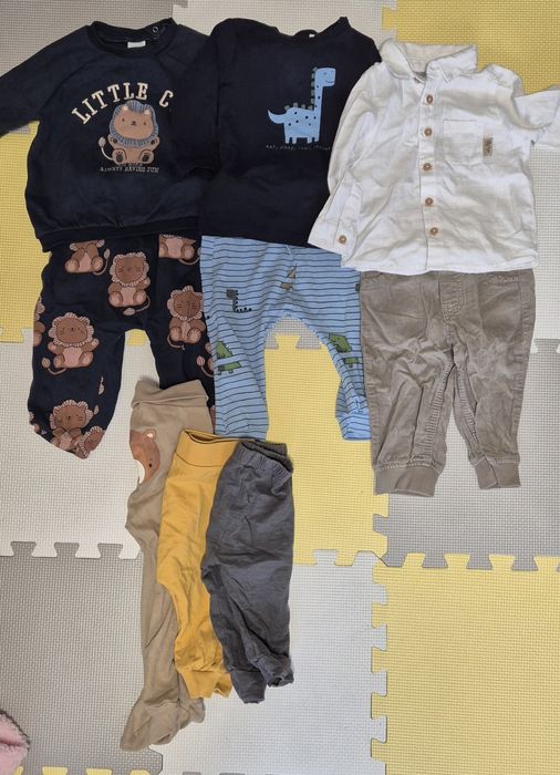 Zestaw ubrań dla chłopca, komplety dla chłopca rozmiar 74