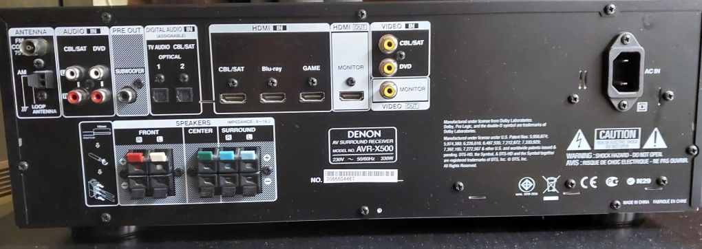 Amplituner DENON avr x500