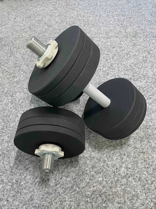 Т96 Диск металевий 5кг гантельний Гантелі розбірні стальні Silver