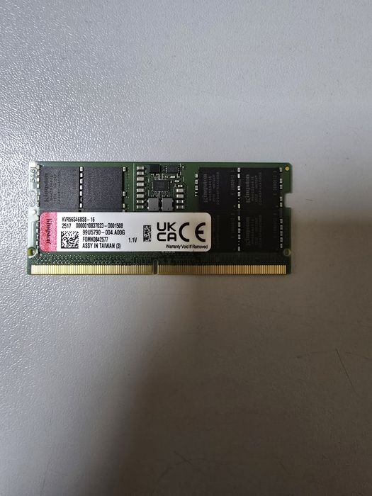 Оперативна память  8/16/32Gb DDR5