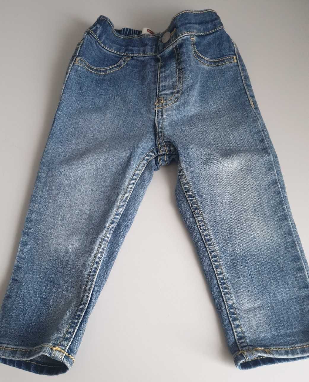 Levi's niebieskie jeansy roz 74,9 miesięcy