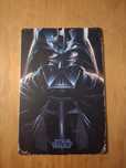 Placa em metal Lord Vader 20 cm X 30 cm