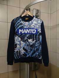 bluza hoodie kangurka longsleeve crewneck Manto S classic sport retro