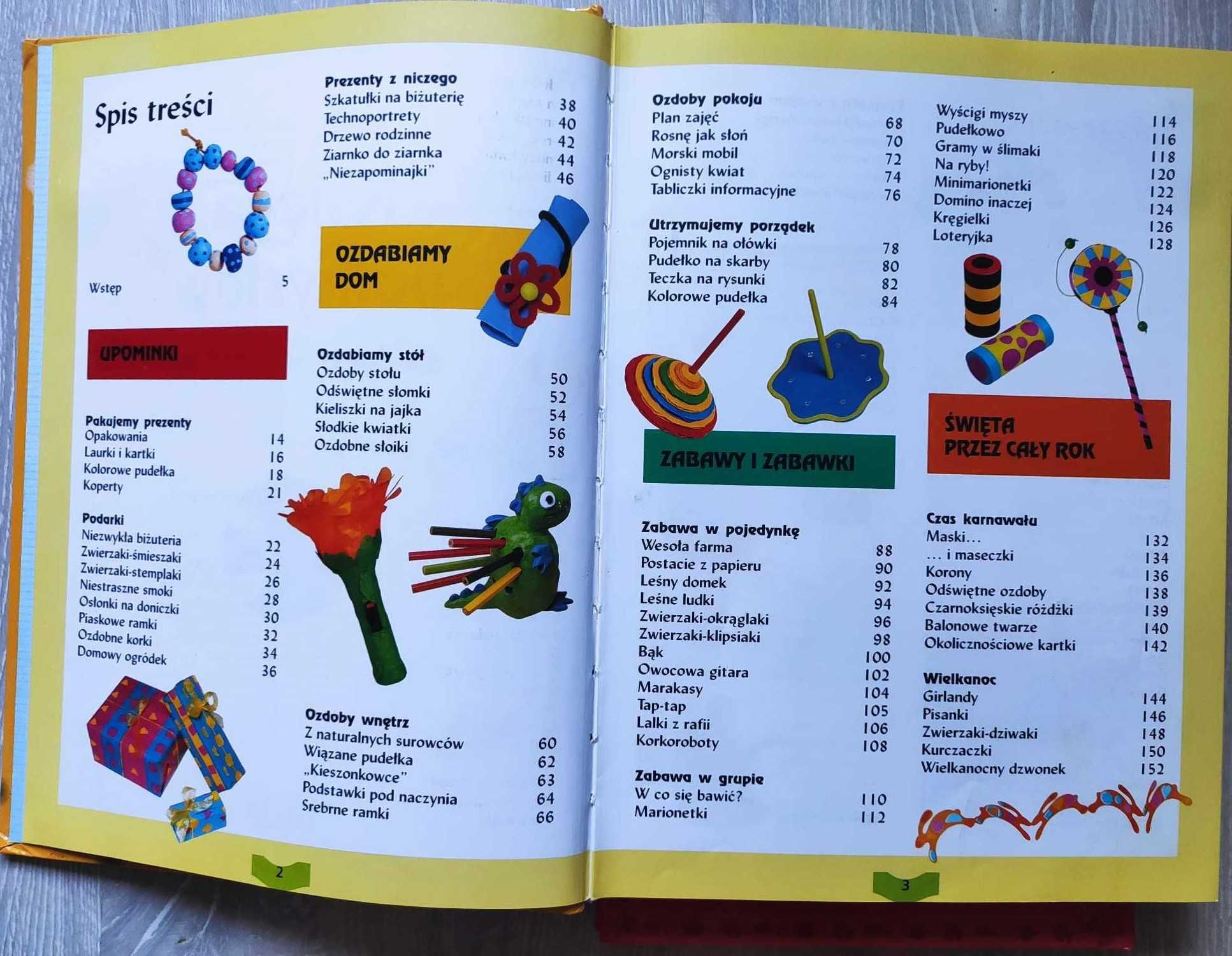 Księga pomysłów dla dzieci od 3 do 7 lat Dekoracje i ozdoby