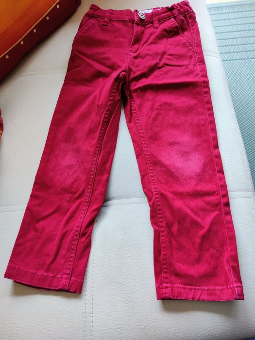 Calças vermelhas Spencer Slim fit Zippy 4/5 anos