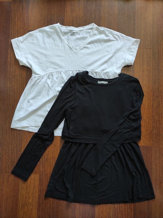 Zestaw ubrań ciążowych i do karmienia r. S/M H&M, Anna Field Mama