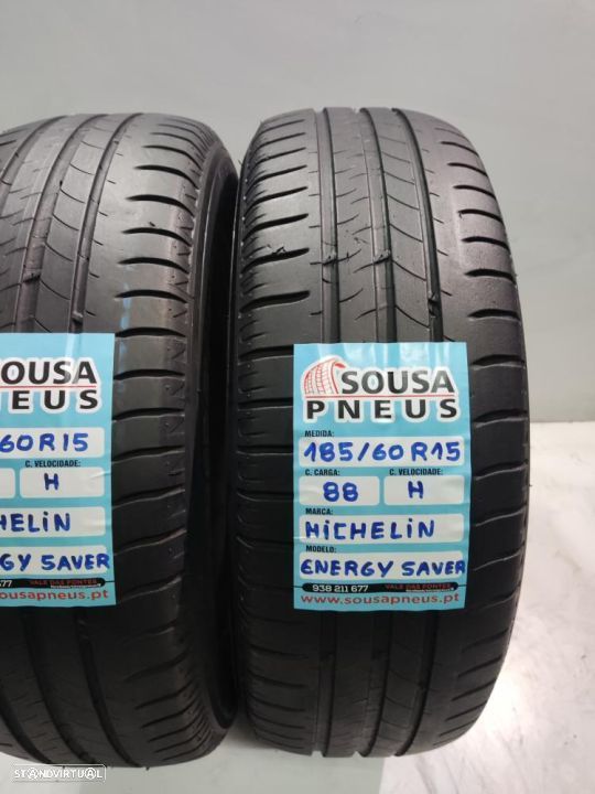 2 pneus semi novos 185/60r15 michelin - oferta dos portes