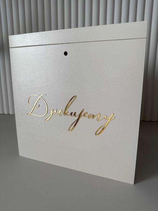 Sprzedam pudełko na koperty ślubne – beżowe