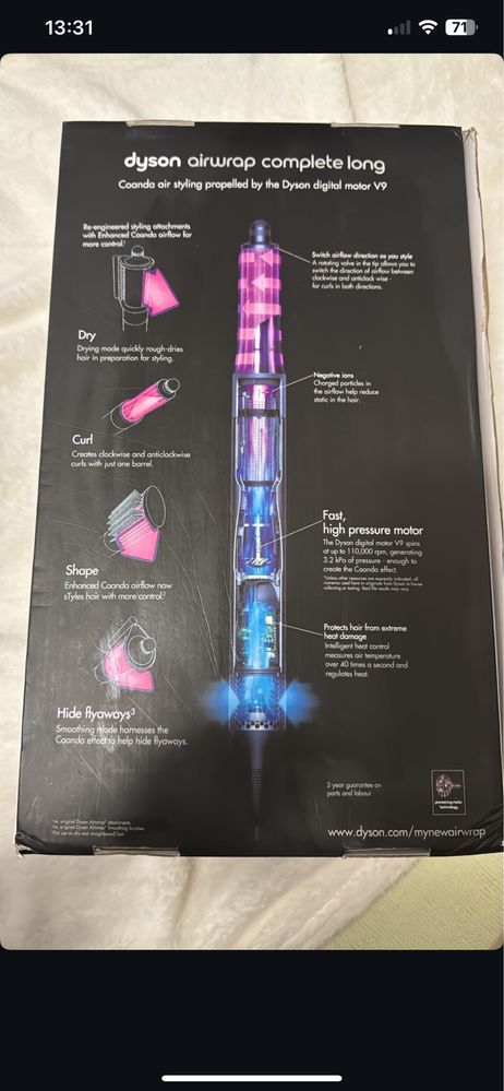 Стайлер Dyson Airwrap multi-styler complete (vinca blu/rose)