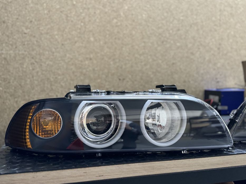 BMW E39 lampy polift przedlift BI LED BI XENON H7 przód lewa prawa