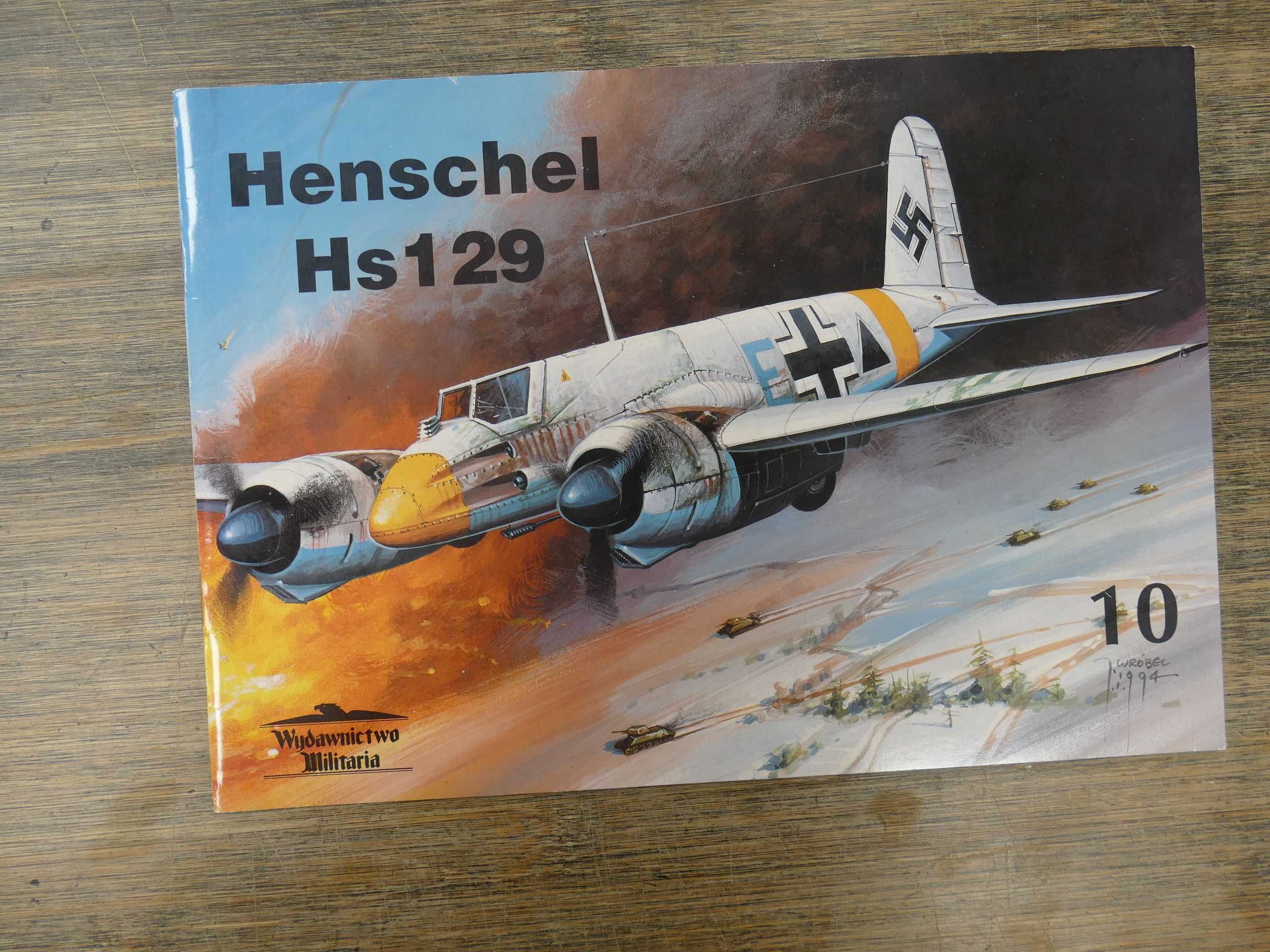 Książka Monografia Henschel Hs 129 Wydawnictwo Militaria nr.10 Wrocław