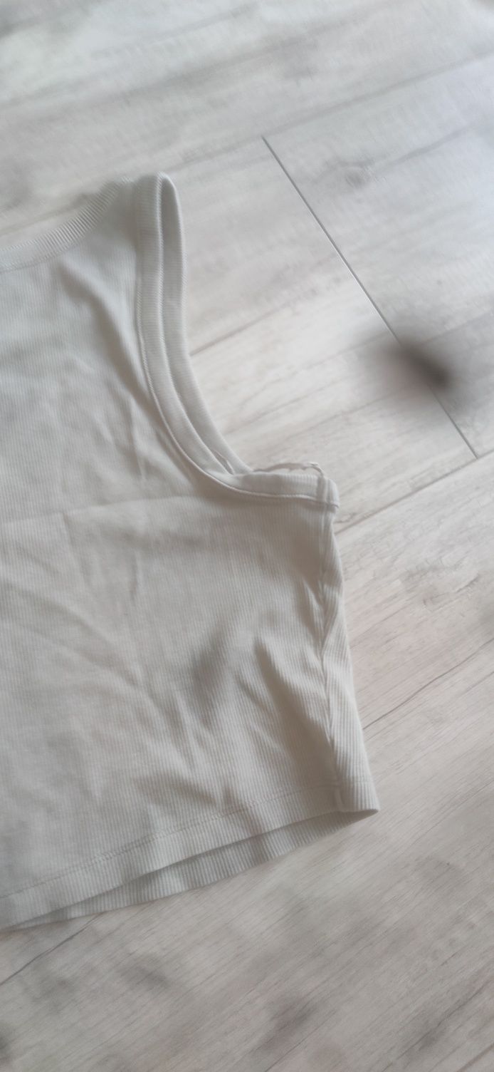 Crop top Cropp szary